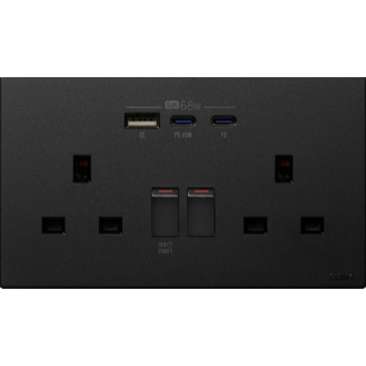 M2K PD245G-B GaN 68W Type-C/USB 電制 (Gan68W孖蘇)